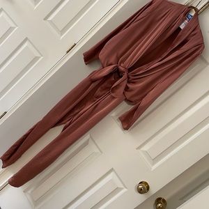 Beautiful front tie jump suit